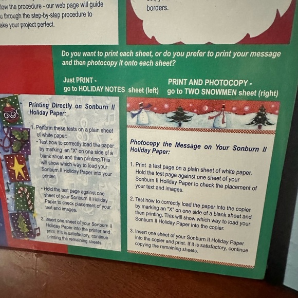 Christmas Craft Paper Stationary Holidays Stocking Sonburn 100 Sheets New Sealed - Picture 14 of 14